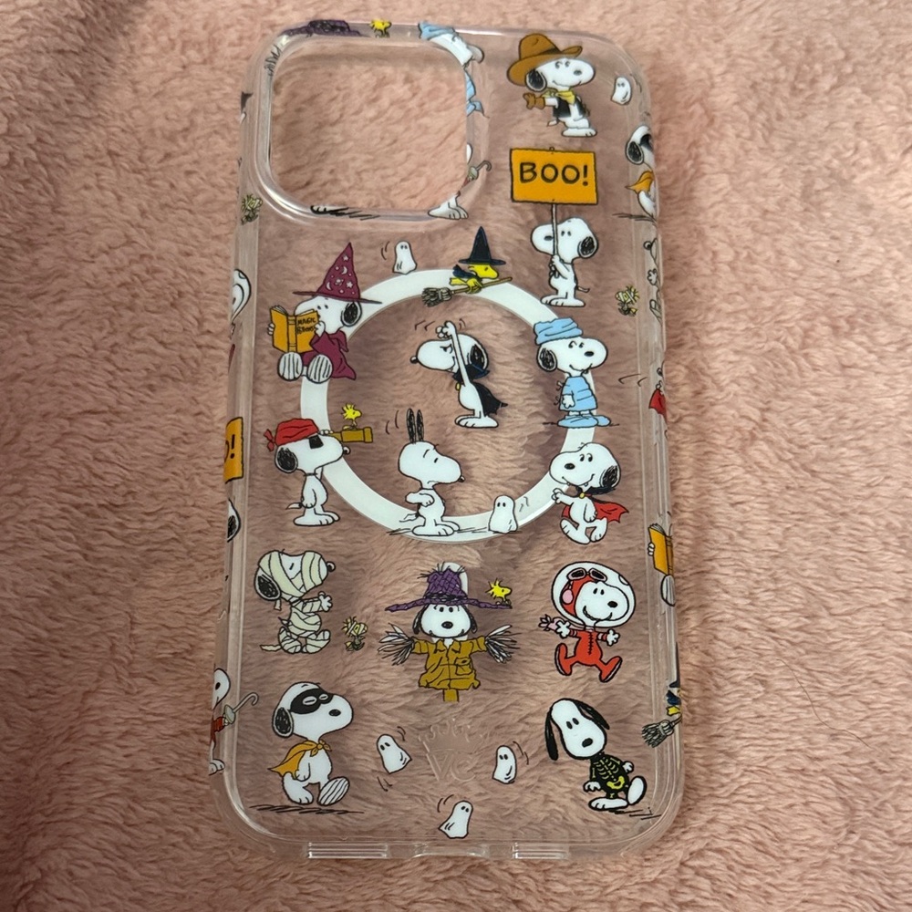 Snoopy Halloween Clear Phone Case